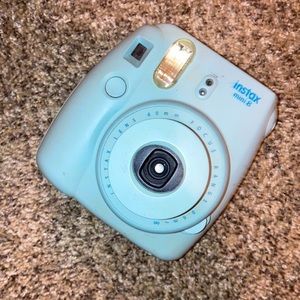 Light blue polaroid